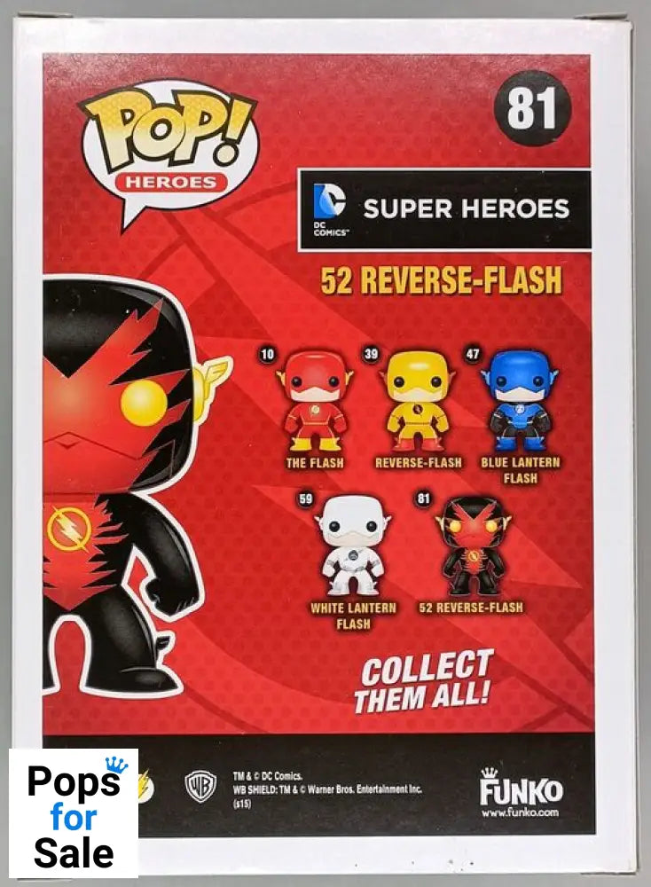 #81 Reverse-Flash (New 52) - DC Super Heroes Funko POP