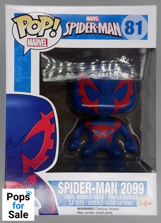 #81 Spider-Man 2099 - Marvel Spider-Man - Box Damaged Funko POP