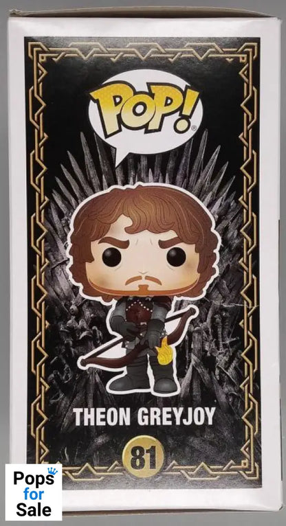 #81 Theon Greyjoy - Game of Thrones - Box Damaged Funko POP