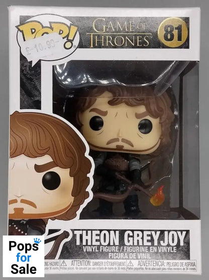 #81 Theon Greyjoy - Game of Thrones - Box Damaged Funko POP