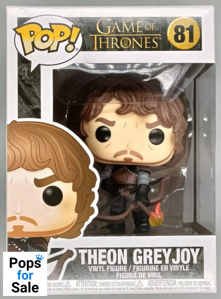 #81 Theon Greyjoy - Game of Thrones - Brand New Funko POP in Protector