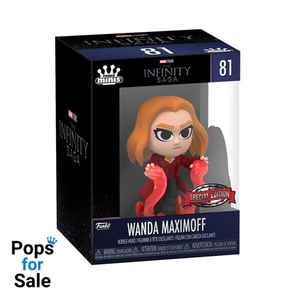 81 Wanda Maximoff - Funko Minis - Marvel The Infinity Saga Box Damaged