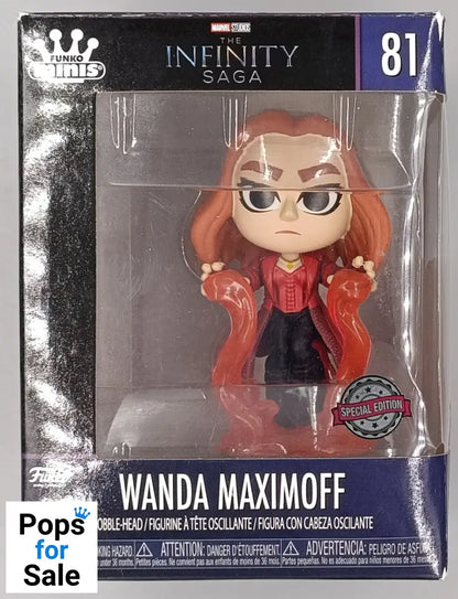 81 Wanda Maximoff - Funko Minis - Marvel The Infinity Saga Box Damaged