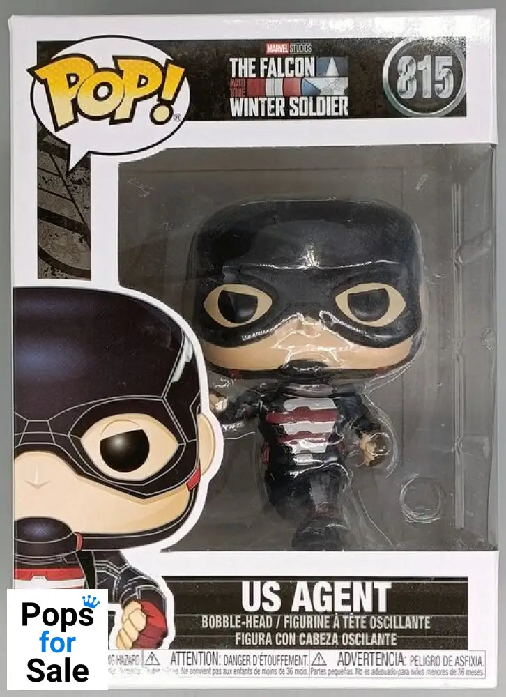 815 US Agent - Marvel Falcon & Winter Soldier - Box Damaged Funko POP