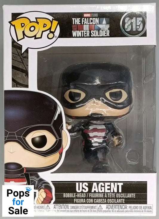 815 US Agent - Marvel Falcon & Winter Soldier - Box Damaged Funko POP