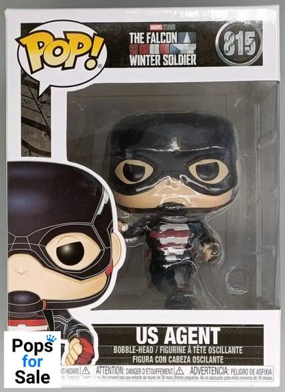 815 US Agent - Marvel Falcon & Winter Soldier - Funko POP - Box Damaged