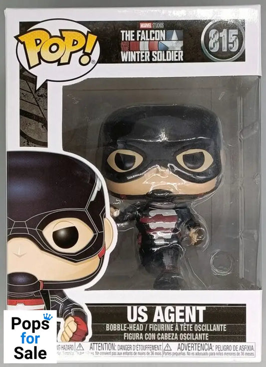 815 US Agent - Marvel Falcon & Winter Soldier - Funko POP - Box Damaged