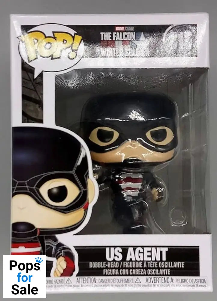 815 US Agent - Marvel Falcon & Winter Soldier - Funko POP - Box Damaged