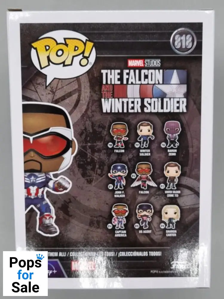 #818 Captain America (Shield) Marvel Falcon & Winter Soldier Funko POP