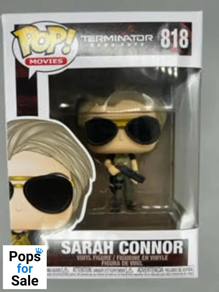 #818 Sarah Connor - Terminator Dark Fate - Box Damaged Funko POP