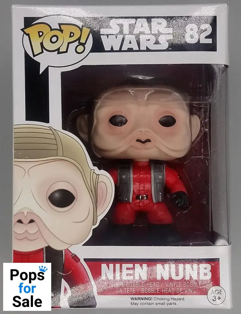 #82 Nien Nunb - Star Wars - Box Damaged Funko POP