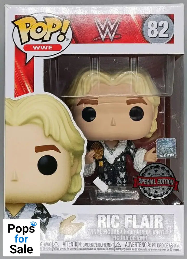 #82 Ric Flair - Diamond - WWE - Box Damaged Funko POP