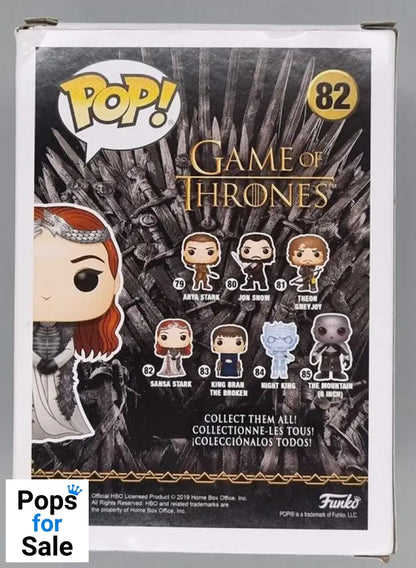 #82 Sansa Stark (Queen of the North)  Game of Thrones Box Damaged Funko POP