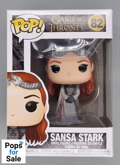 #82 Sansa Stark (Queen of the North)  Game of Thrones Box Damaged Funko POP