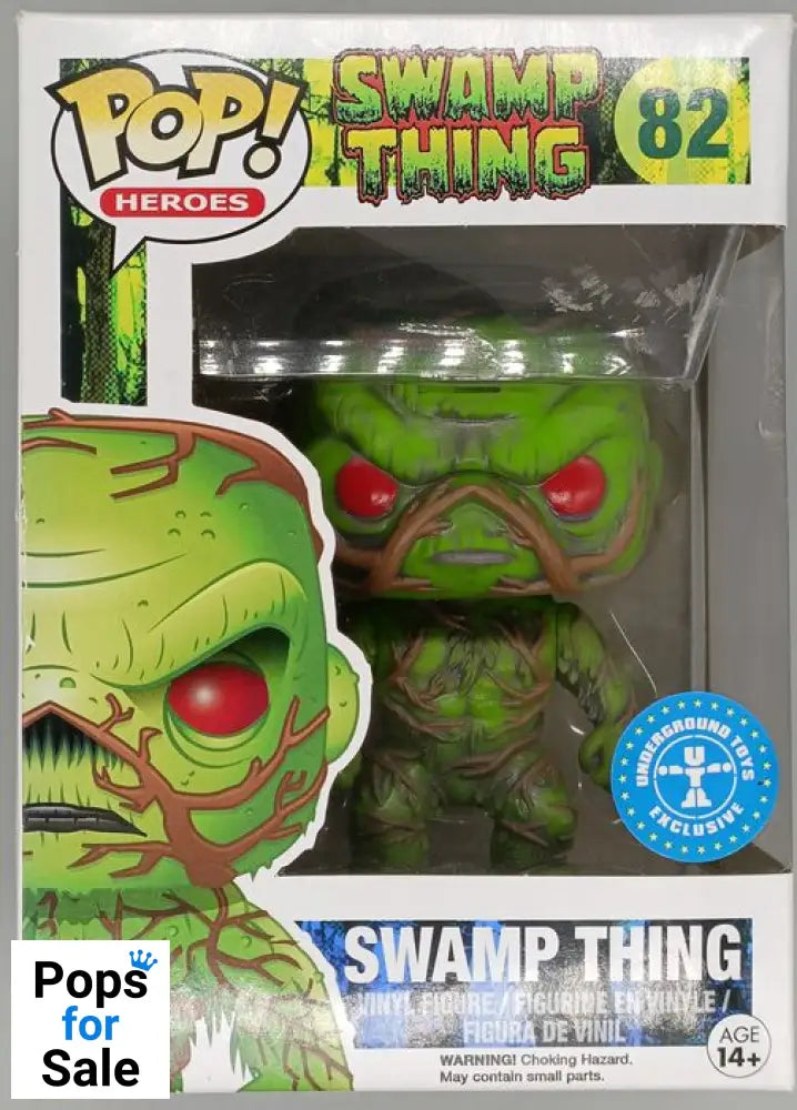 #82 Swamp Thing - DC Swamp Thing - Box Damaged Funko POP