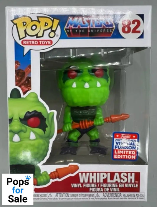 #82 Whiplash - VFK 21 Con Sticker - Masters of the Universe - Box Damaged Funko POP