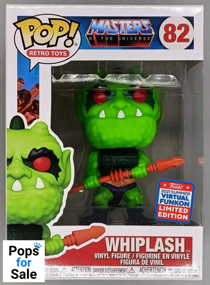 #82 Whiplash - VFK 21 Con Sticker - Masters of the Universe Funko POP