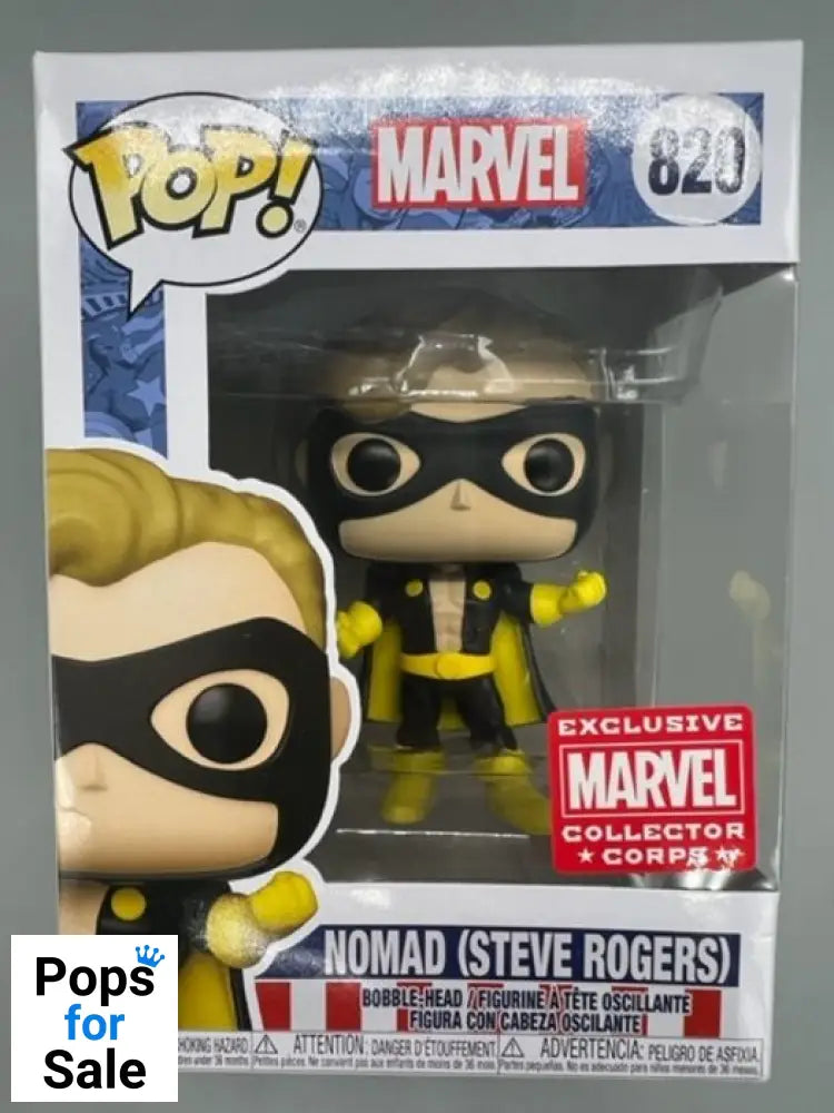 #820 Nomad (Steve Rogers) - Marvel Collector Corps Funko POP