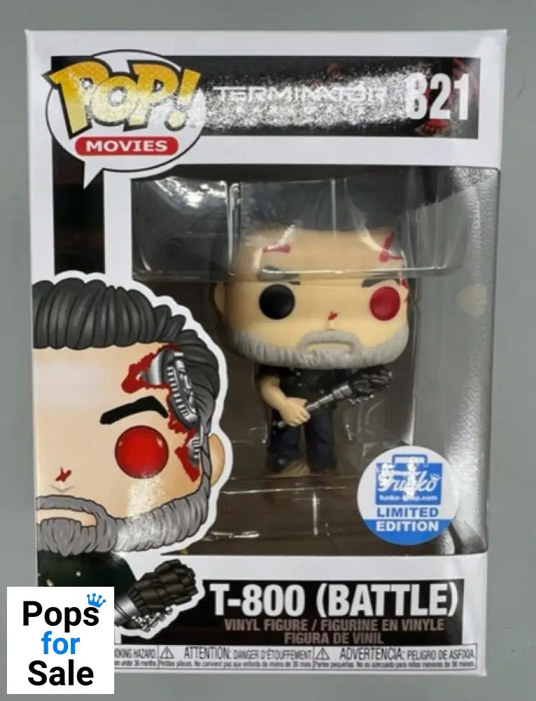 #821 T-800 (Battle) - Terminator: Dark Fate Funko POP