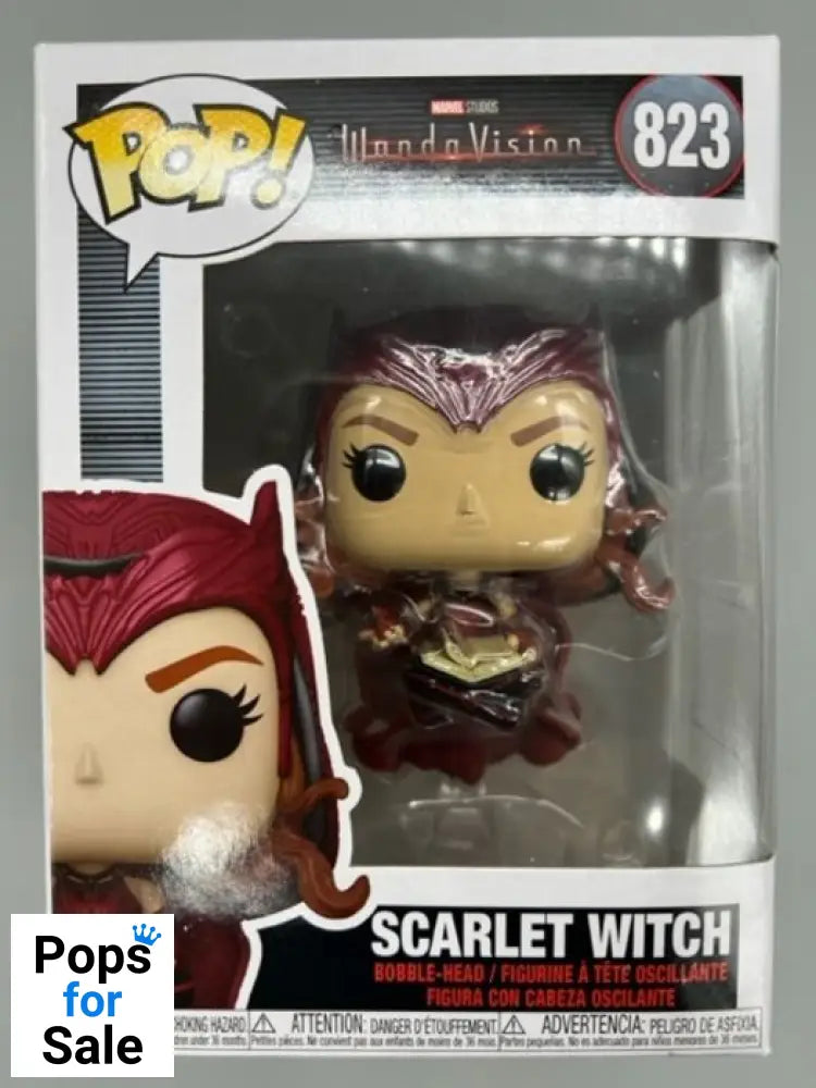 #823 Scarlet Witch - Marvel Wandavision - Box Damaged Funko POP