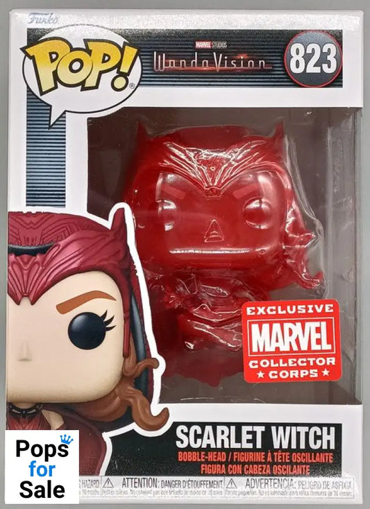 #823 Scarlet Witch (Red) - Marvel Wandavision MCC Funko POP