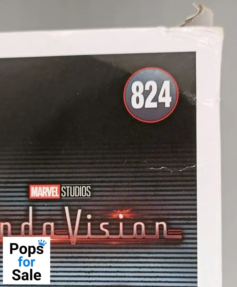 #824 The Vision Diamond - Marvel Wandavision - Box Damaged Funko POP