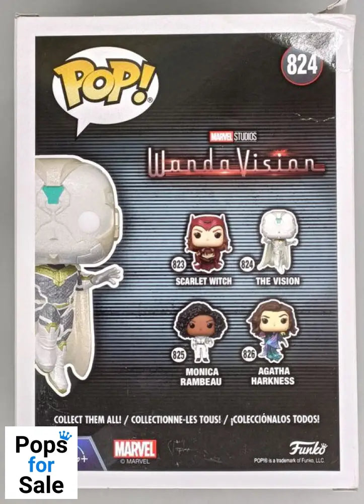 #824 The Vision Diamond - Marvel Wandavision - Box Damaged Funko POP