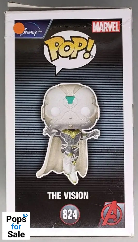 #824 The Vision Diamond - Marvel Wandavision - Box Damaged Funko POP