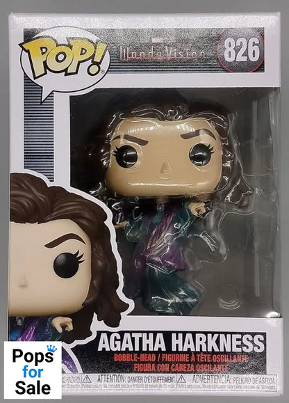 #826 Agatha Harkness - Marvel Wandavision - Box Damaged Funko POP