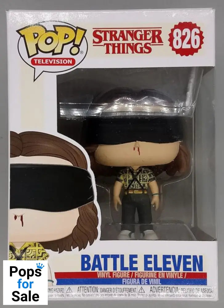 #826 Battle Eleven - Stranger Things - Box Damaged Funko POP