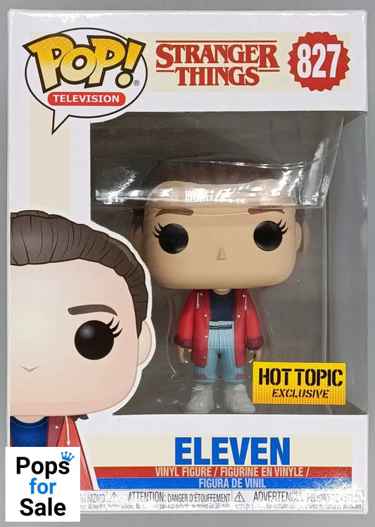 #827 Eleven (w/ Slicker) - Stranger Things Funko POP