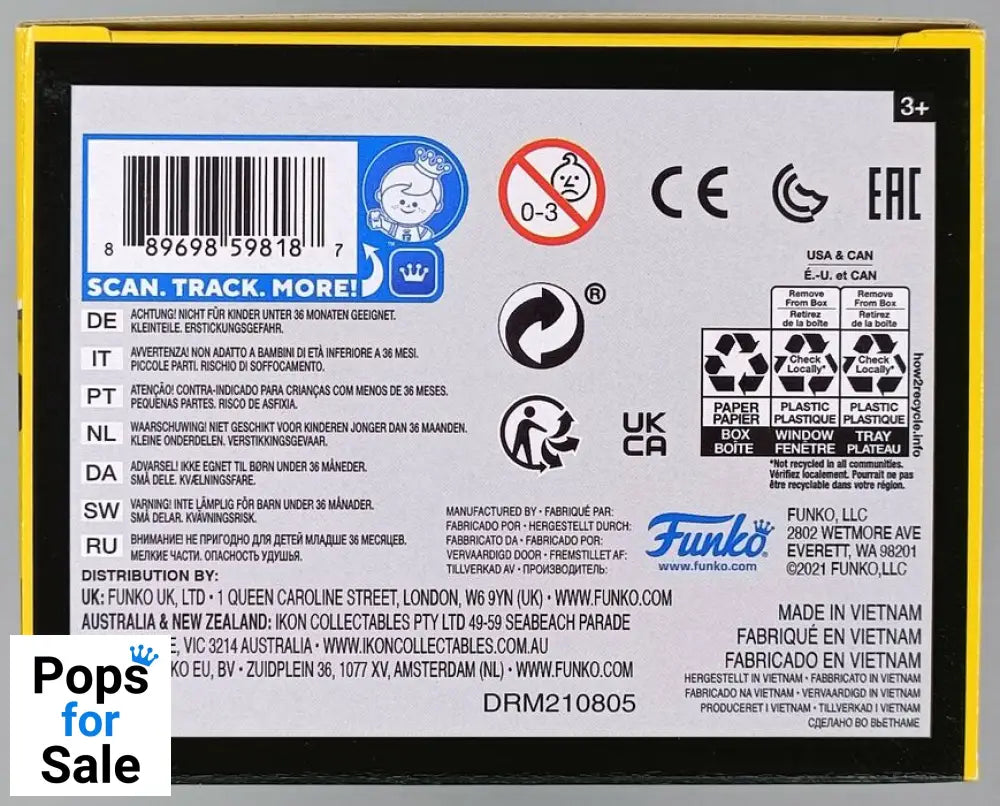 #828 Dustin (w/ Vest) Blacklight - Stranger Things Funko POP