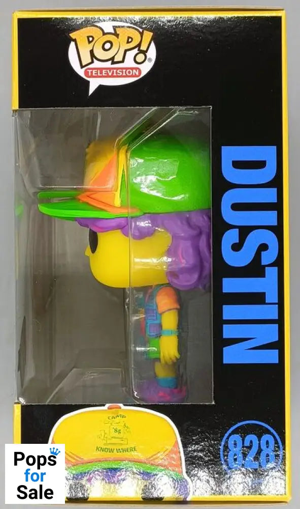 #828 Dustin (w/ Vest) Blacklight - Stranger Things Funko POP