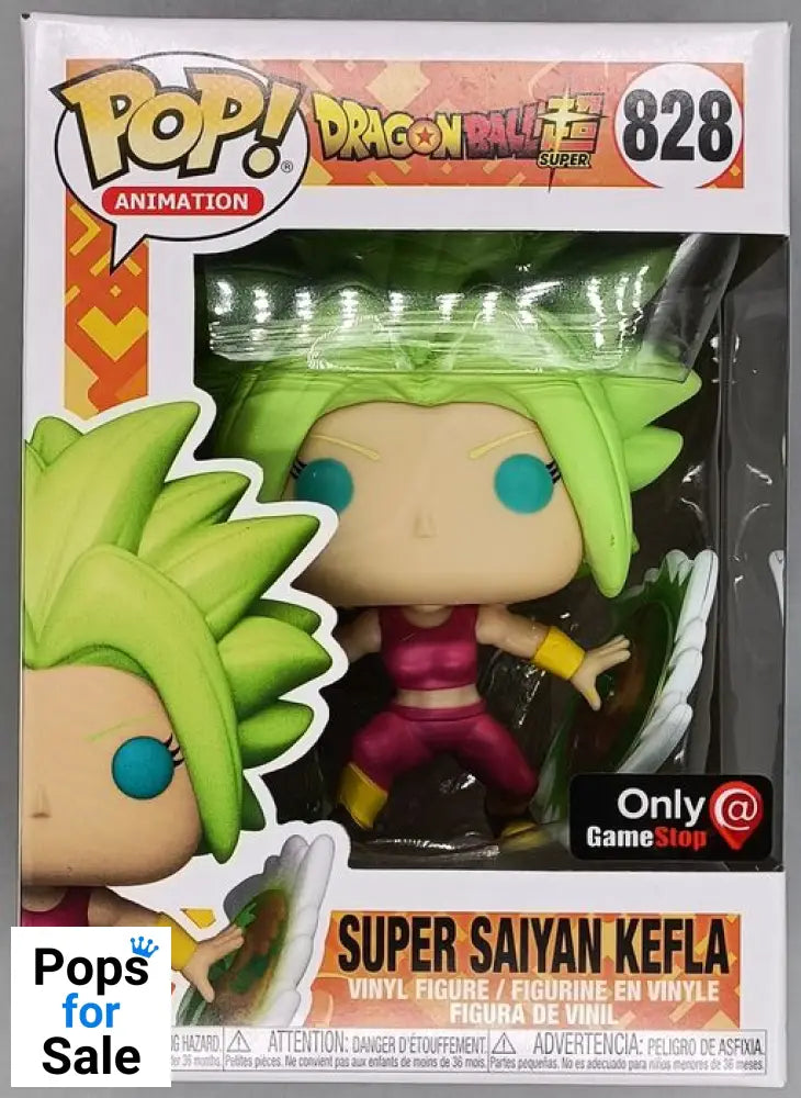 #828 Super Saiyan Kefla - Dragon Ball Super - Box Damaged Funko POP