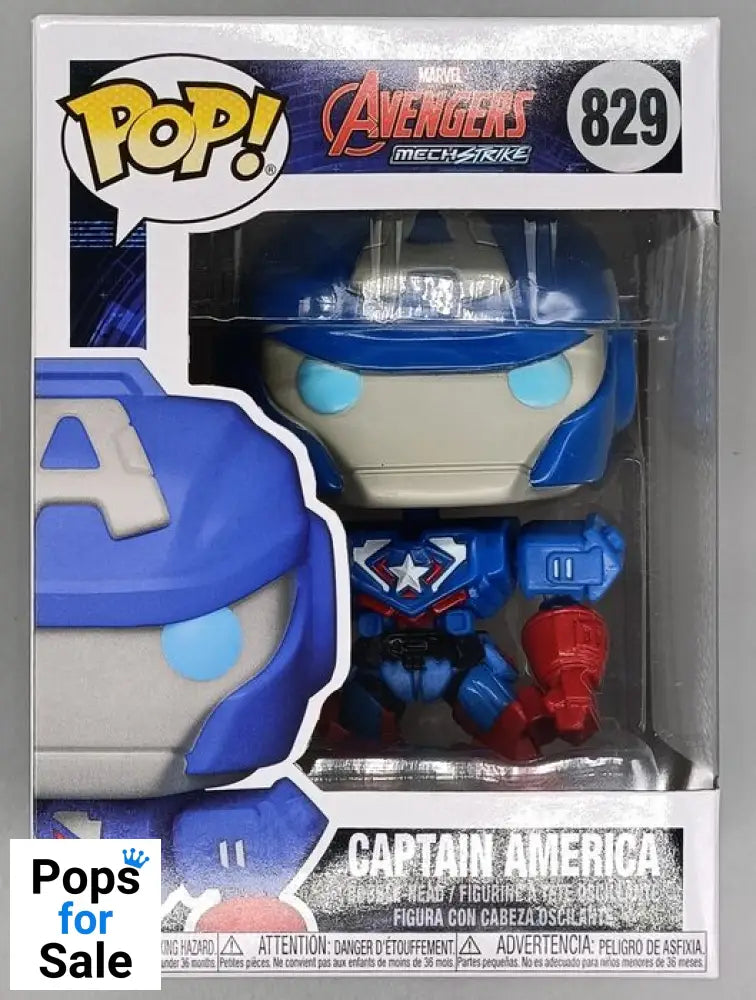 #829 Captain America - Marvel Mech Funko POP