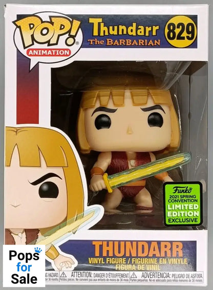 829 Thundarr The Barbarian - 2020 Con - Box Damaged Funko POP