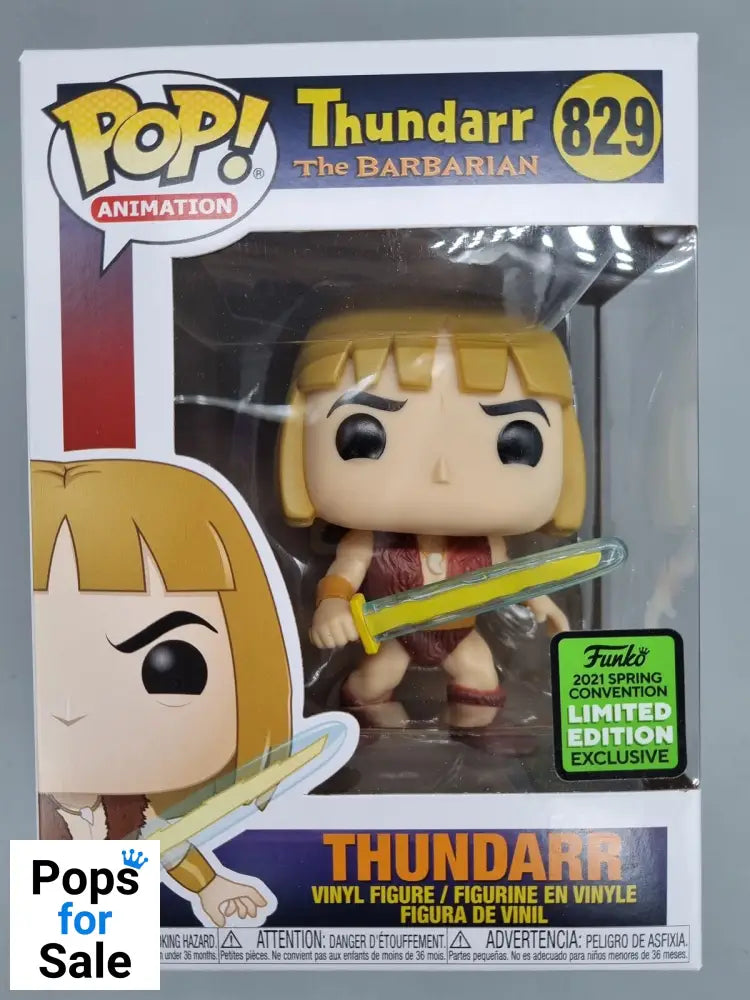 #829 Thundarr The Barbarian - 2020 Con Exclusive Funko POP