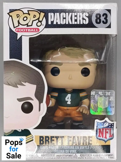 #83 Brett Favre - NFL Green Bay Packers Home Jersey - Box Damaged Funko POP