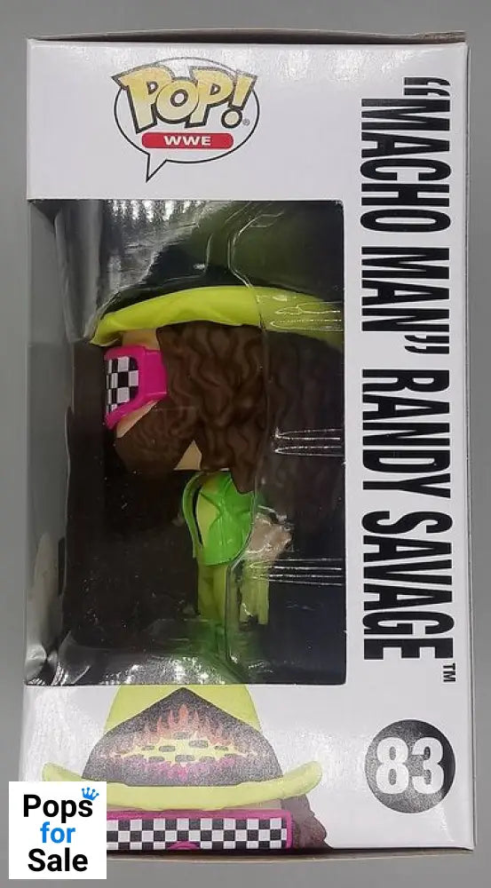 83 Macho Man Randy Savage (Green) - WWE - Funko POP - Box Damaged