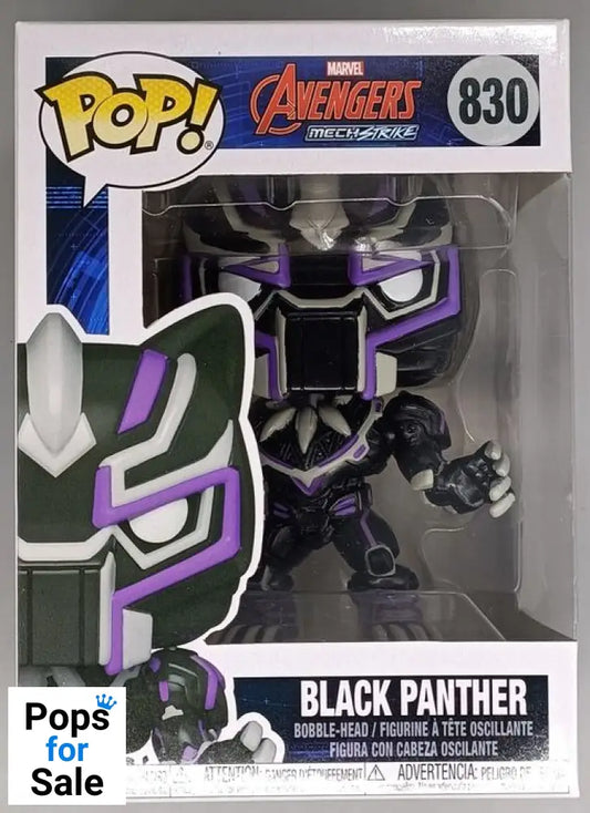 830 Black Panther - Marvel Avengers Mech Strike Funko POP