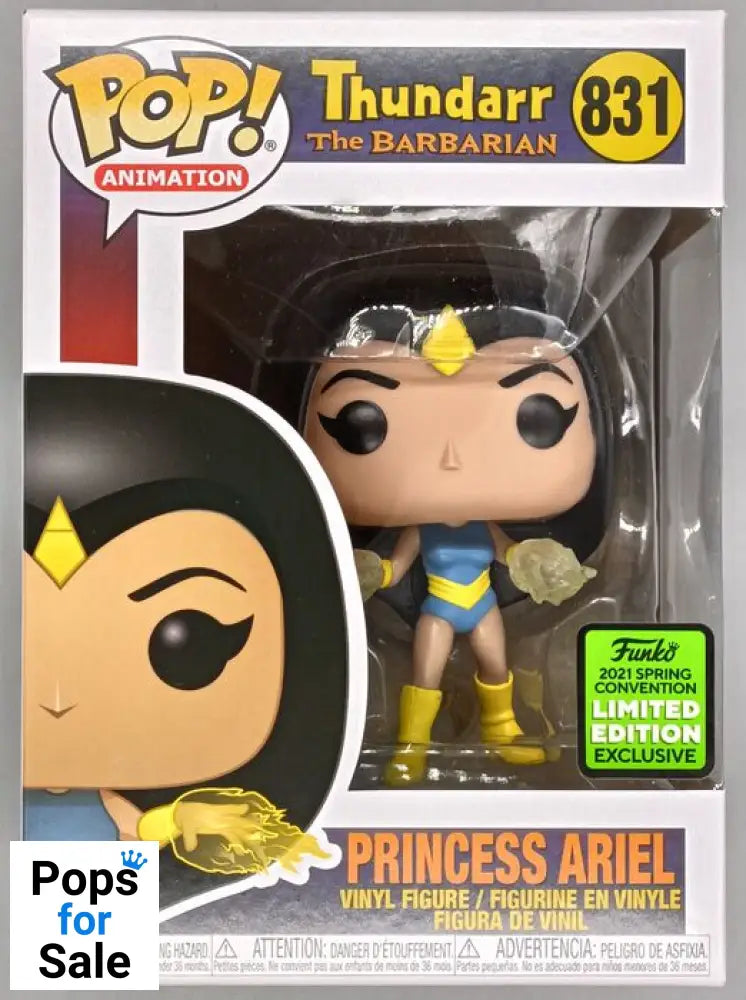 #831 Princess Ariel - Thundarr The Barbarian - 2021 Con Funko POP