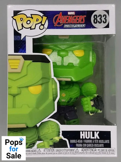 #833 Mech-Hulk - Marvel Avengers Mech Strike - Box Damaged Funko POP