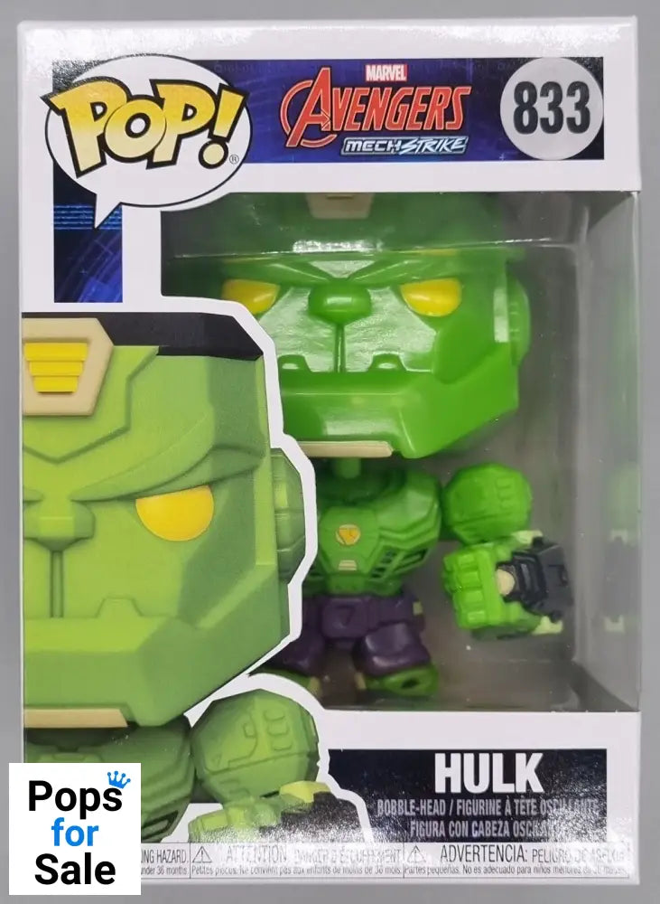 #833 Mech-Hulk - Marvel Avengers Mech Strike Funko POP