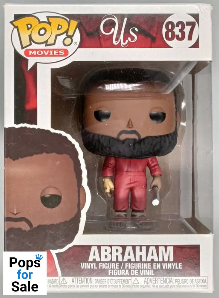 #837 Abraham - Horror - Us - Box Damaged Funko POP