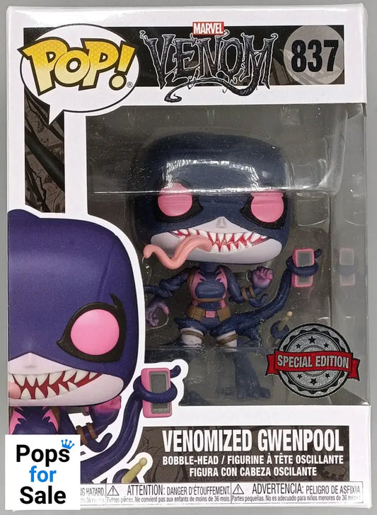 837 Venomized Gwenpool - Marvel Venom Funko POP - BOX DAMAGED