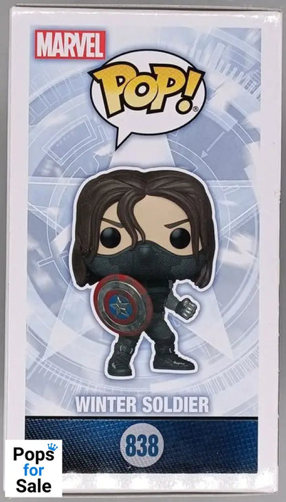 838 Winter Soldier (w/ Shield) Marvel Captain America Winter Soldier Funko POP