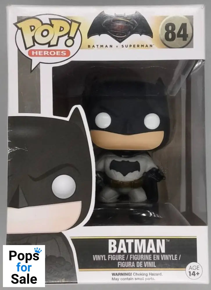 84 Batman - DC Batman vs Superman - Box Damaged Funko POP