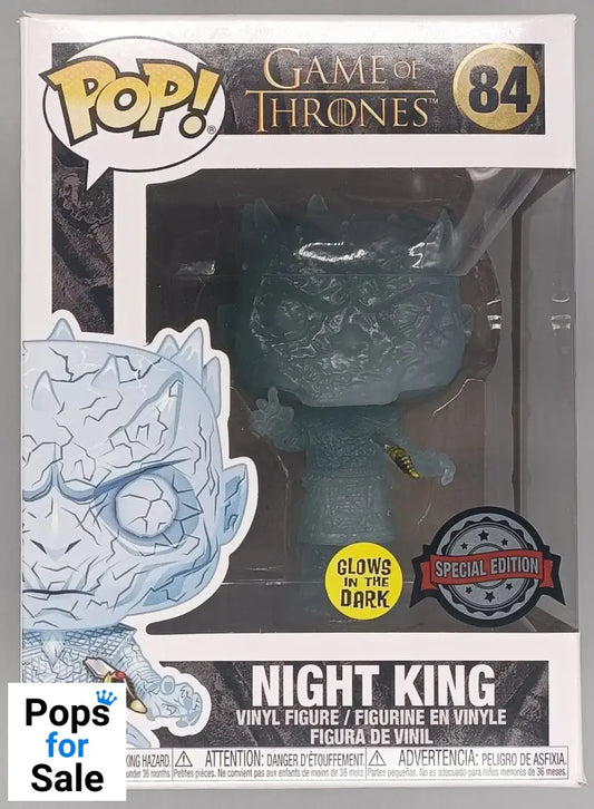 84 Night King (Crystal) - Glow - Game of Thrones - Box Damaged Funko POP
