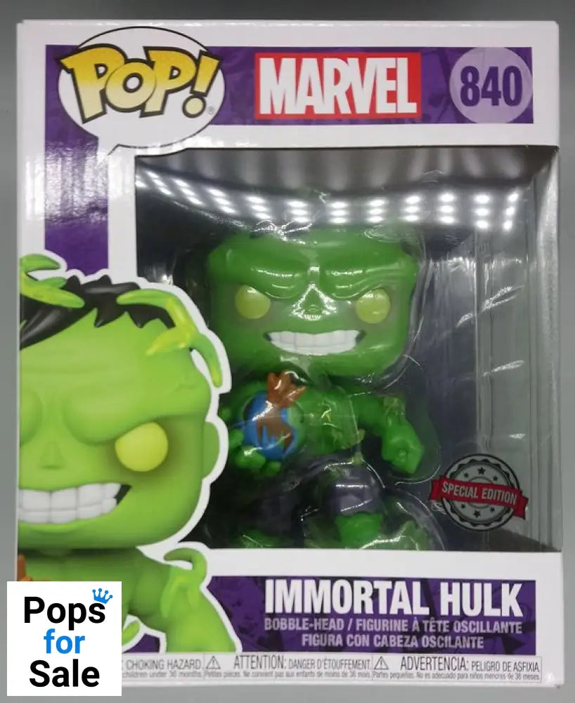 840 Immortal Hulk - 6 Inch - Marvel Funko POP