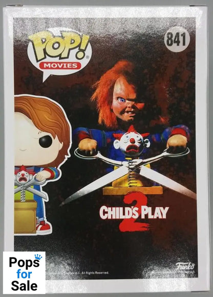 841 Chucky (w/ Jack-in-the-Box) Horror - Childs Play 2 Funko POP - Brand New